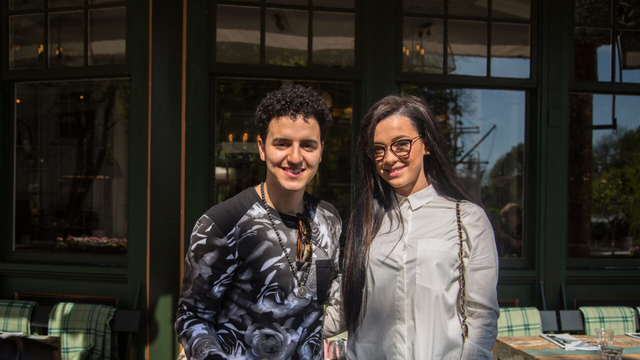 Maria Yaremchuk y Basim de paseo por Tivoli