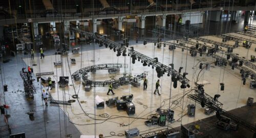 Así avanza la construcción del escenario de Eurovisión 2015