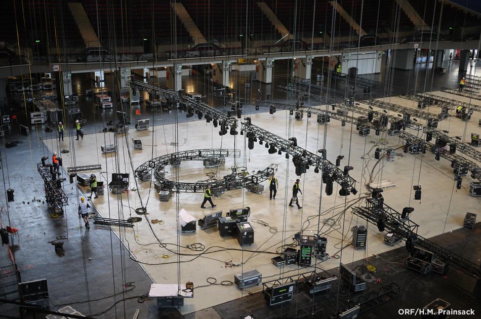 Así avanza la construcción del escenario de Eurovisión 2015