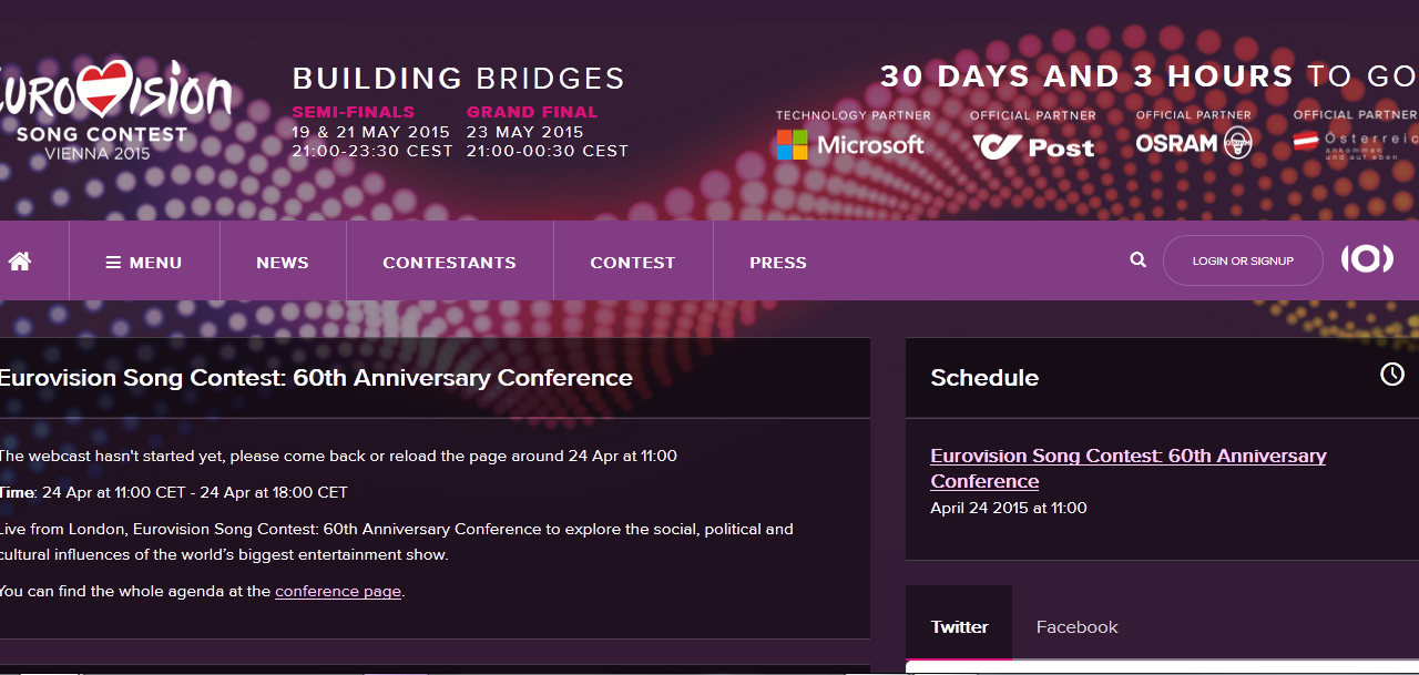 Eurovision.tv se renueva y nos da nuevas pistas sobre las galas de mayo!