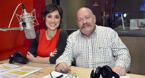 José María Íñigo y Julia Varela Comentaristas de TVE en Eurovisión 2015