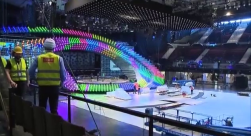 Ya puedes ver el escenario de eurovisión 2015 en funcionamiento