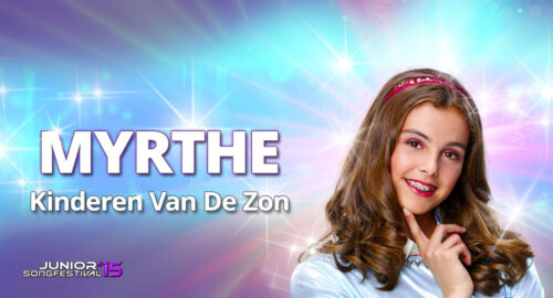 Presentada “Kinderen Van De Zon” la versión final de Myrthe para el Junior SongFestival 2015