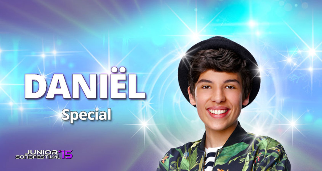 Presentada “Special” la versión final de Daniël para el Junior SongFestival 2015