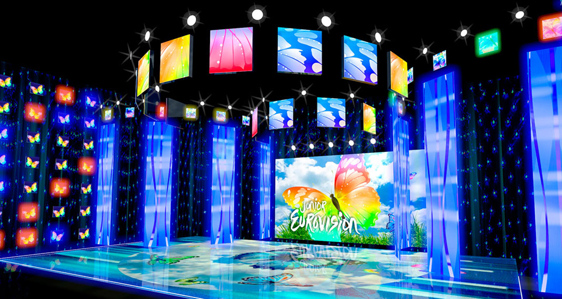 Presentado el diseño del escenario de la final de Bielorrusia para Eurovisión Junior 2015