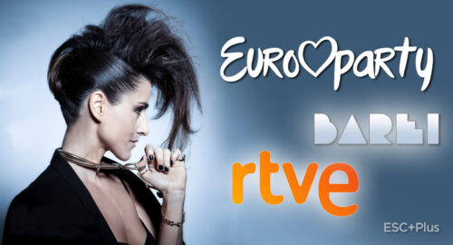 Asiste a la Europarty de RTVE y Barei el 29 de abril