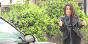 El coche fantástico entrevista a Barei antes de partir a Estocolmo