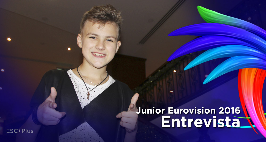 Entrevista exclusiva con Alexander Minyonok, representante de Bielorrusia en Eurovisión Junior 2016