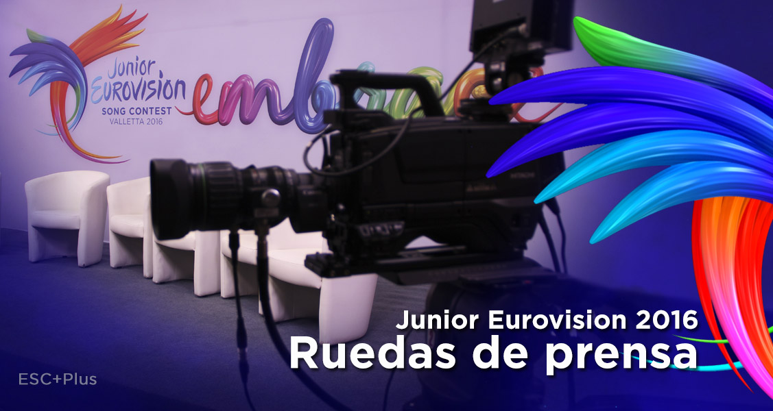 Disfruta de las ruedas de prensa de la jornada en Eurovisión Junior 2016