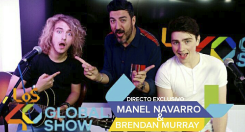 Manel Navarro y Brendan Murray interpretan ‘Keep On Falling’ en los 40 Global Show