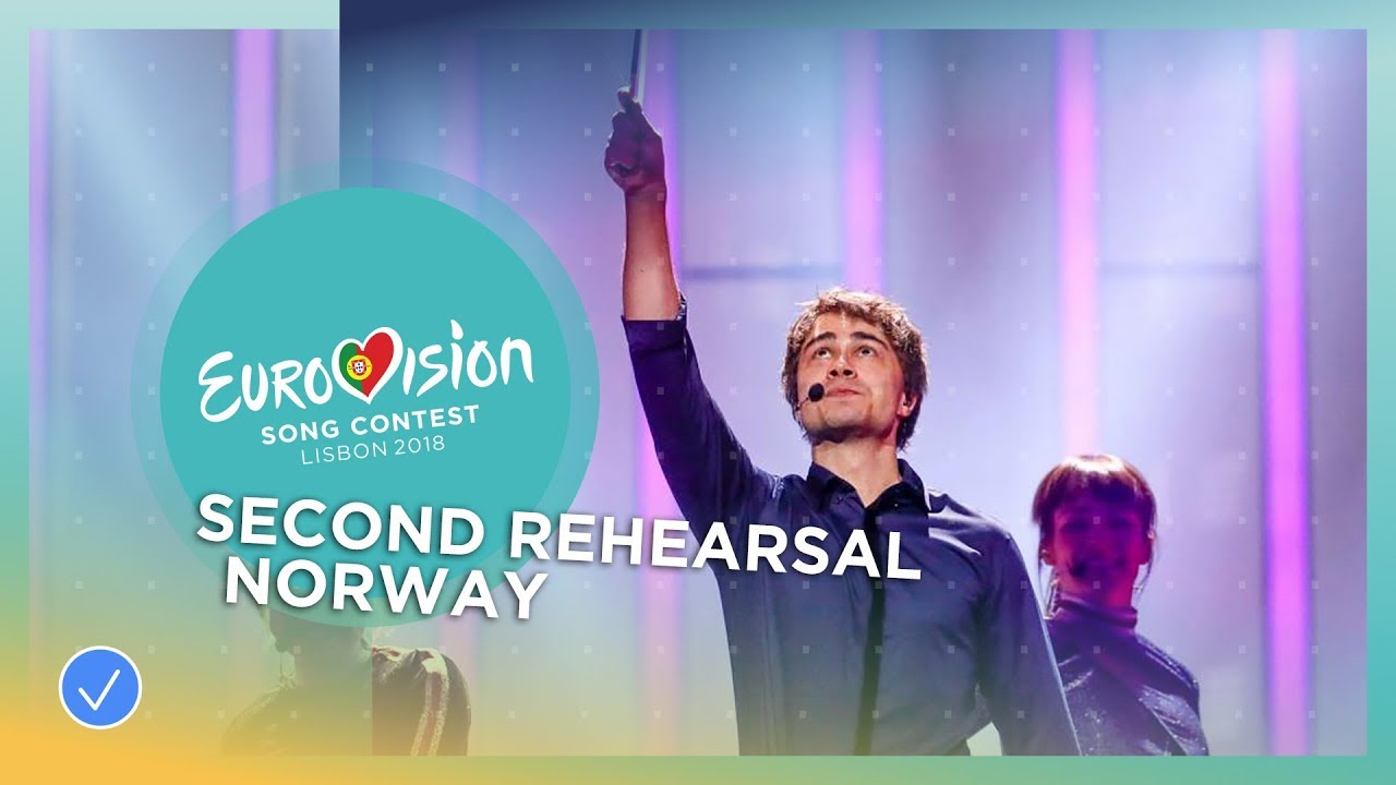 Vídeo: Segundo ensayo de Noruega (Alexander Rybak – That how you write a song)