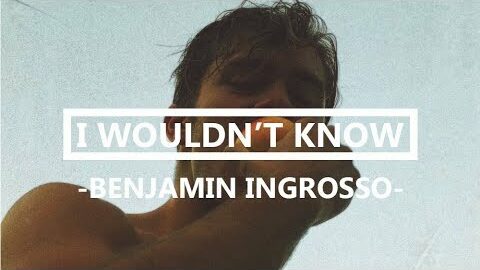 Suecia: Benjamin Ingrosso publica su primer sencillo después de su paso por Eurovisión, titulado “I Wouldn’t Know”