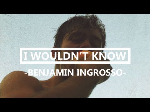 Suecia: Benjamin Ingrosso publica su primer sencillo después de su paso por Eurovisión, titulado «I Wouldn’t Know»