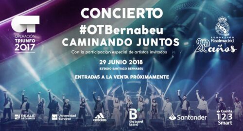¡Disfruta del concierto benéfico de OT 2017 en el Santiago Bernabéu esta noche a las 22:30!
