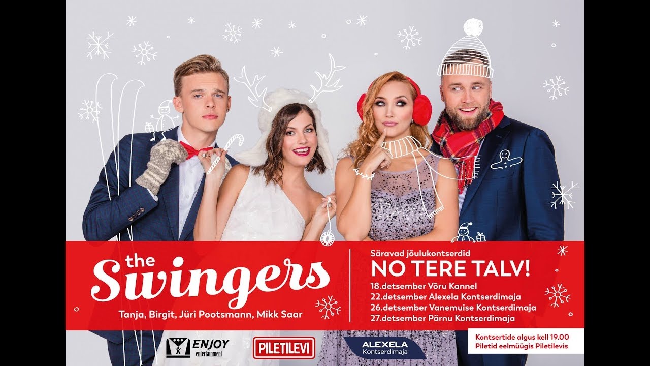 Algunos de los últimos representantes de Estonia en Eurovisión colaboran en un medley navideño para desearnos felices fiestas