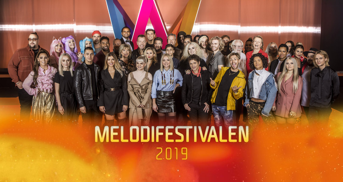 Suecia: escucha un minuto de los temas de la primera semifinal del Melodifestivalen 2019