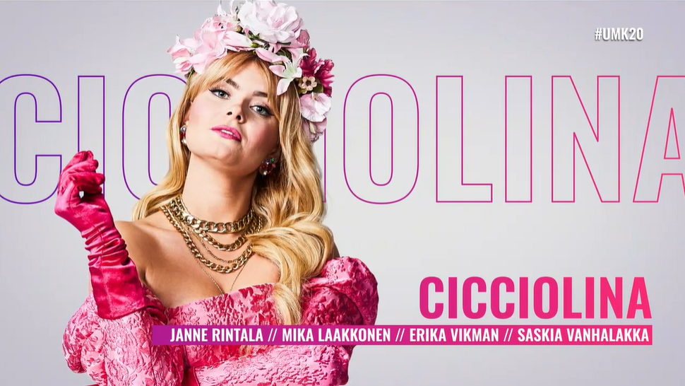 Erika Vikman estrena “Cicciolina”, su canción para el Uuden Musiikin Kilpailu 2020
