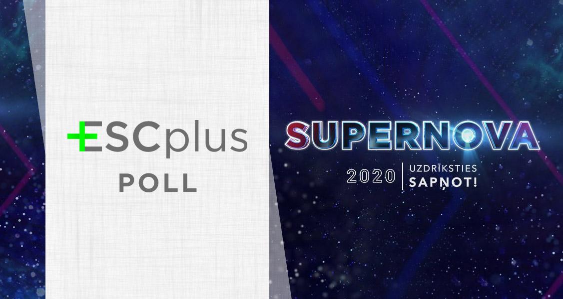 Letonia: Resultados de la encuesta de la final de Supernova 2020