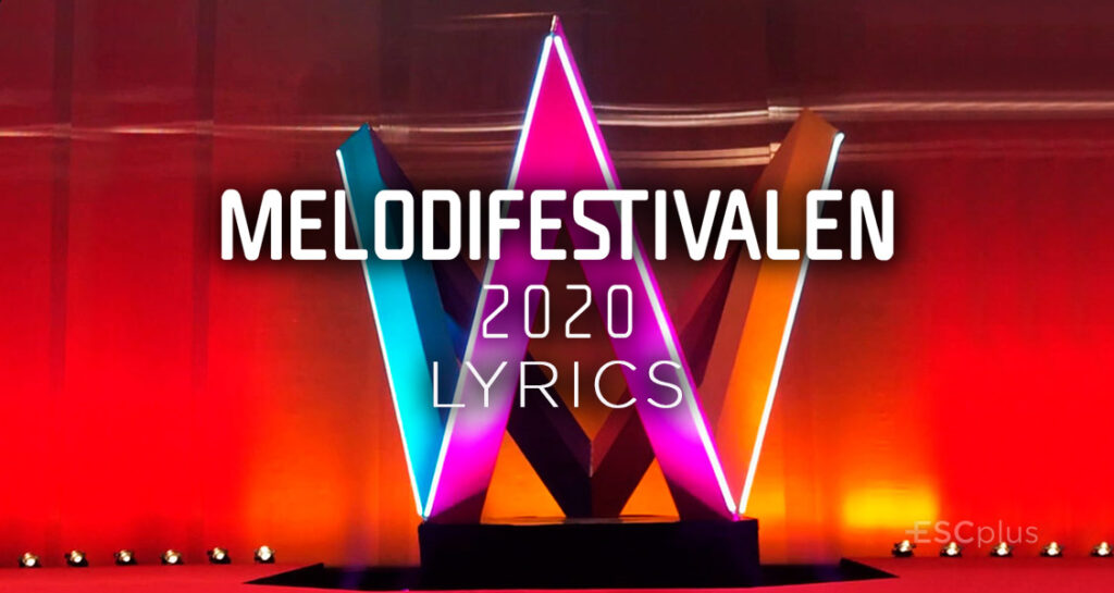 Presentadas las letras de los temas de la segunda semifinal del Melodifestivalen 2020