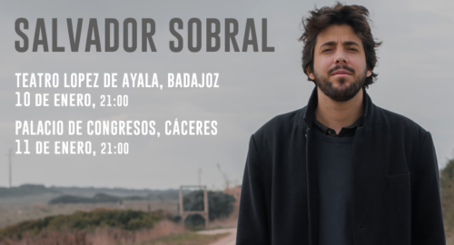 El teatro López de Ayala de Badajoz recibirá este viernes a Salvador Sobral