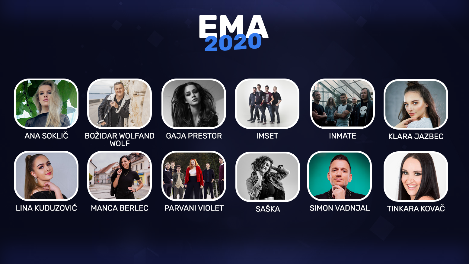 Eslovenia elegirá esta noche a su representante en eurovisión con la Gran Final del EMA 2020