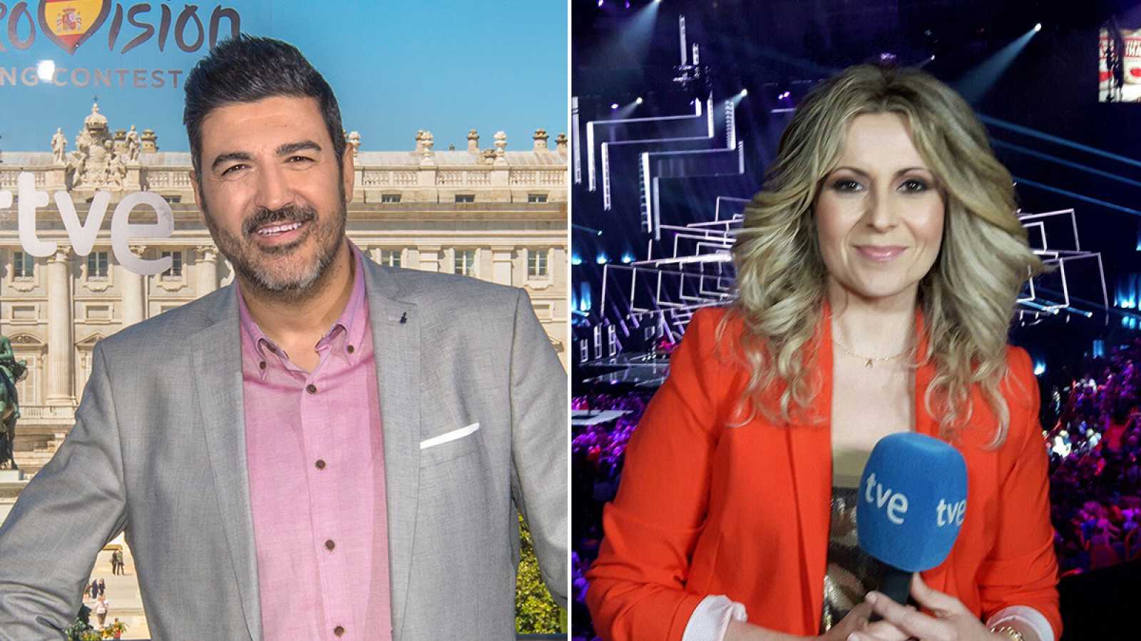 Tony Aguilar y Eva Mora comentarán ‘Europe Shine A Light’ en RTVE