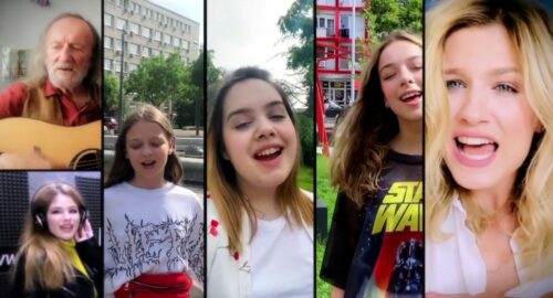 Los antiguos representantes de Serbia en Eurovisión Junior unen sus voces ante la adversidad en una esperanzadora canción titulada «S one strane duge (Al Otro Lado Del Arcoiris)»