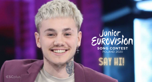 Hugo Cobo y Vicky Gómez (OT) participan en la grabación de la campaña antibullying «#SayHi» de la UER para Eurovisión Junior 2020