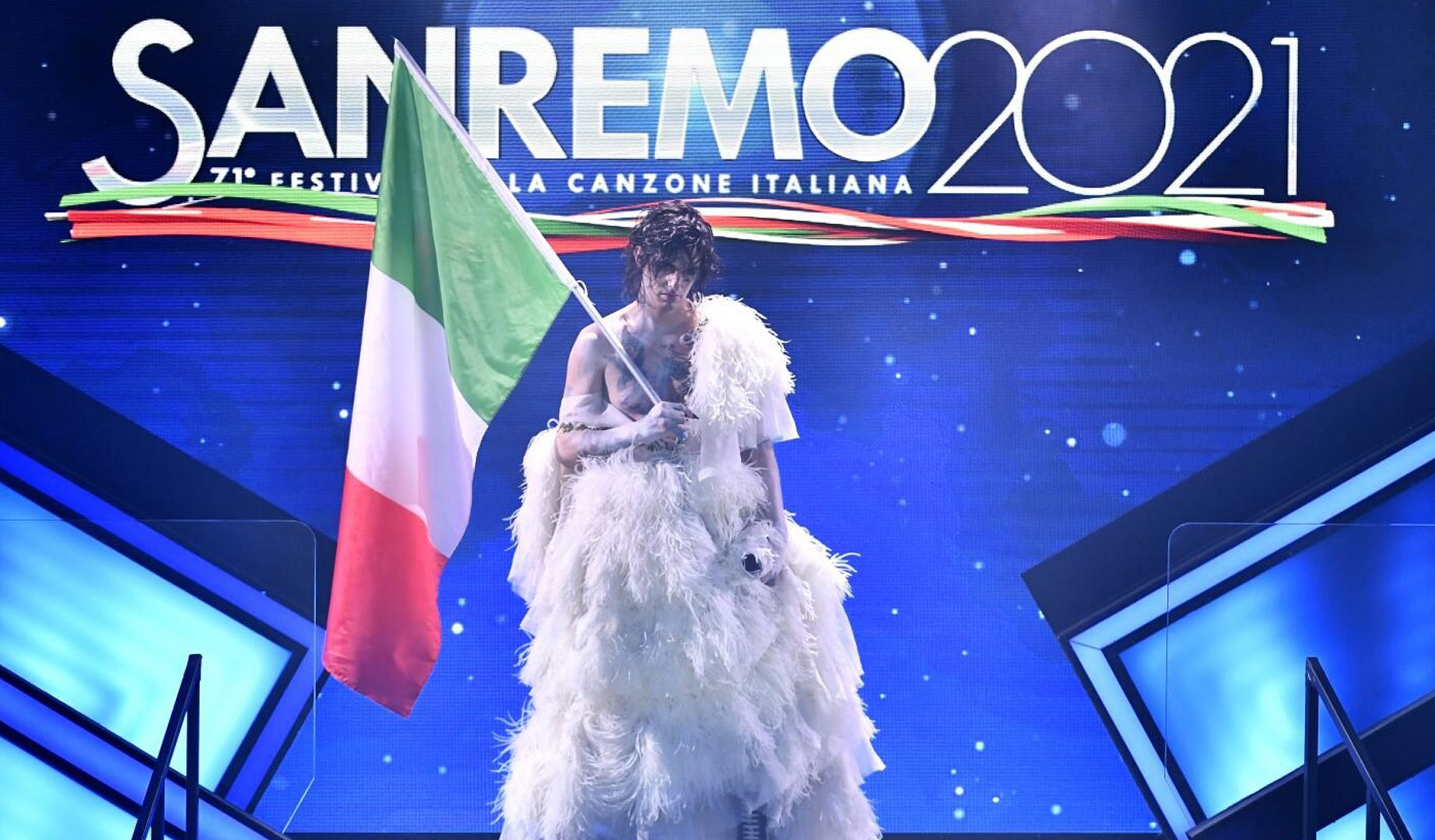 8M de italianos vieron la cuarta serata de SanRemo 2021 que contó con 499.400 comentarios en redes