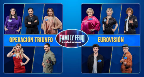 Antena 3 enfrenta esta noche a concursantes de OT1 y Eurovisión en una nueva entrega de “Family Feud”