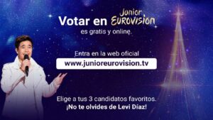 RTVE lanza la campaña #YoVotoALevi explicándonos como votar a España en Eurovisión Junior, ¡Únete a ella!