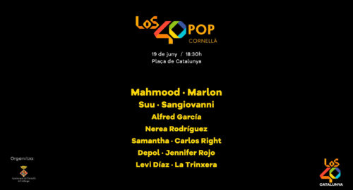 Eurovisivos y caras conocidas llenan el cartel de Los 40 Cornellà Pop