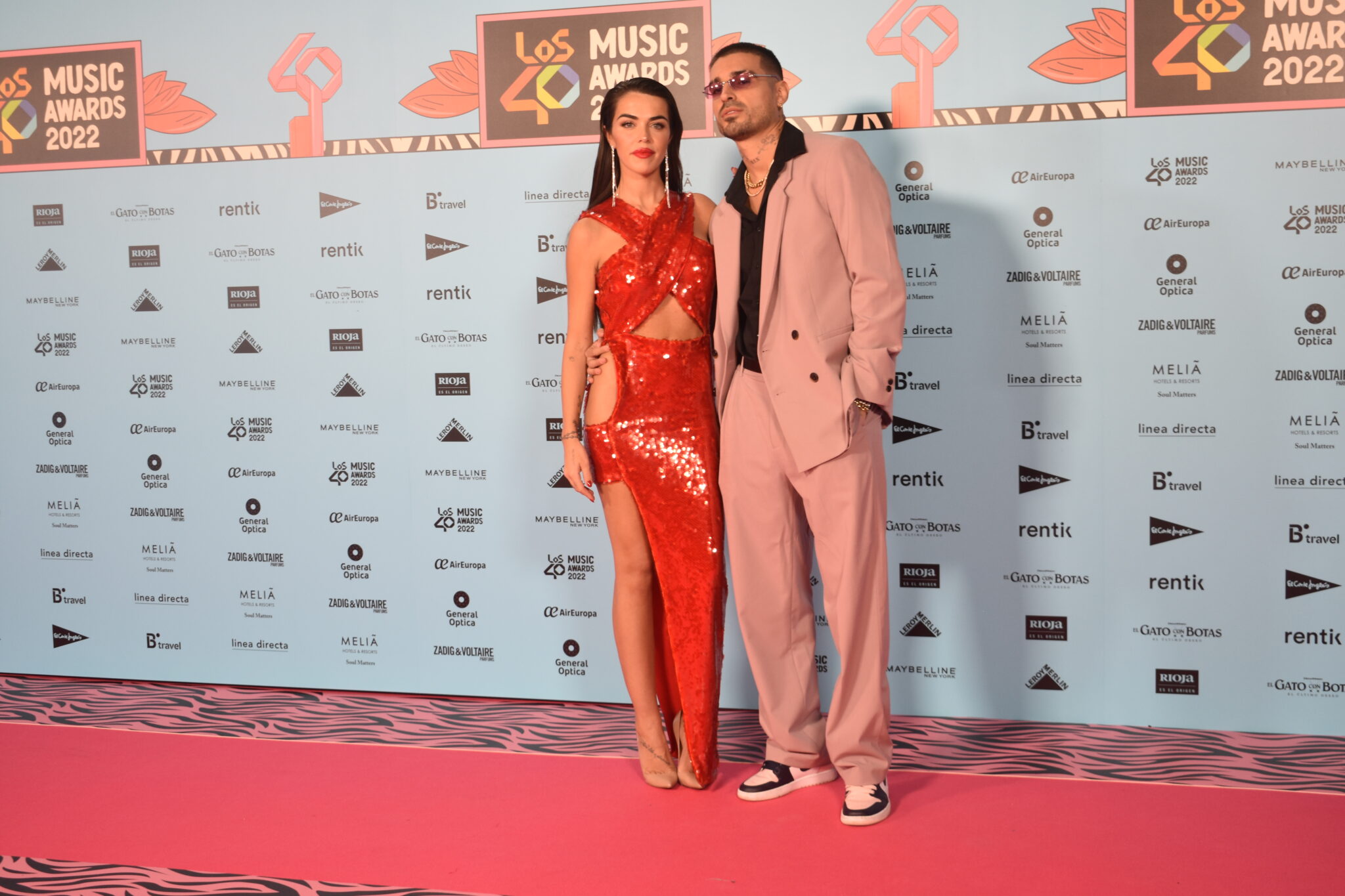 Fabio y Violeta en Los40 Music Awards 2022 | Foto: Bea Cano