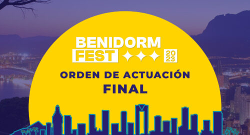 Descubre el orden de actuación de la gran final del Benidorm Fest 2023