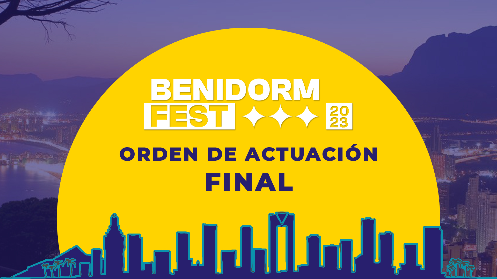 Descubre el orden de actuación de la gran final del Benidorm Fest 2023