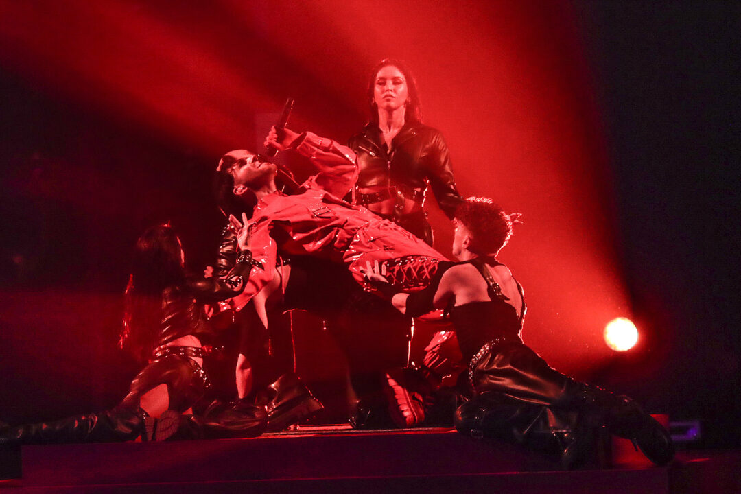 Agoney en la primera semifinal del Benidorm Fest 2023. Foto: RTVE