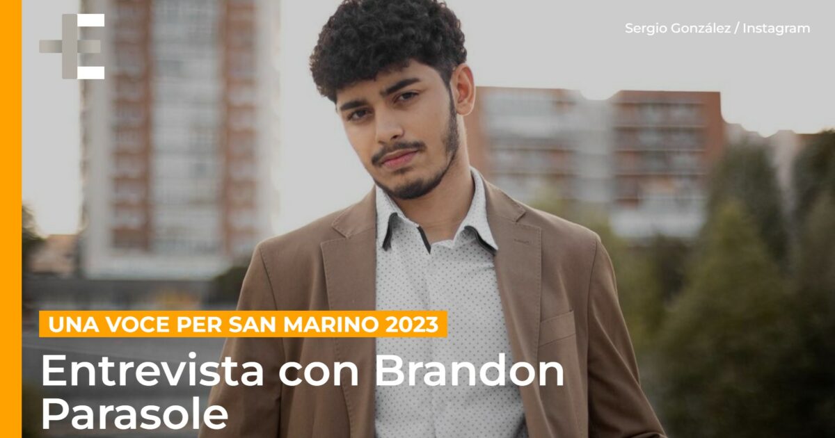 Entrevista a Brandon Parasole (Una Voce Per San Marino 2023): «Para triunfar en el camino a Eurovisión, lo importante es saber diferenciarse»