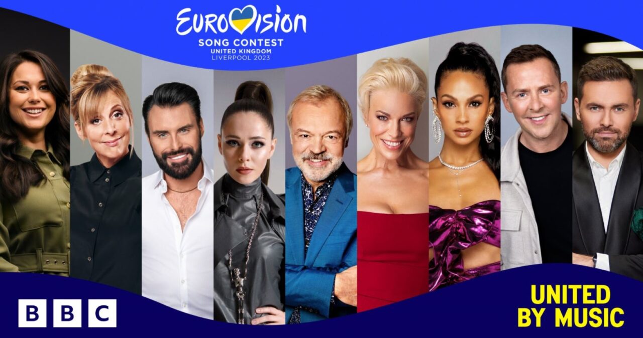 Presentadores eurovisión 2023. Foto BBC