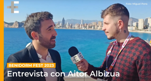 Entrevista a Aitor Albizua (Presentador La Noche del Benidorm Fest) 
