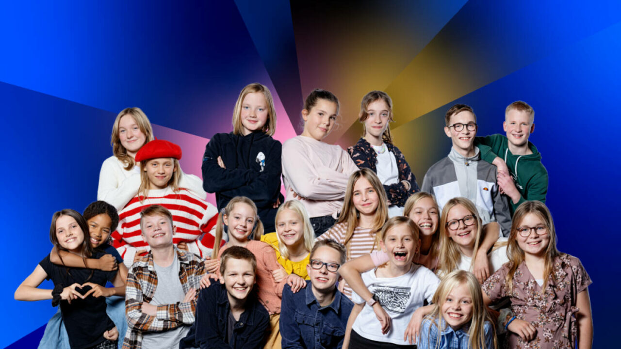 Los ocho finalistas del MGP Junior 2023 danés en el que se elegirá la mejor canción infantil del país escandinavo / Imagen: DR