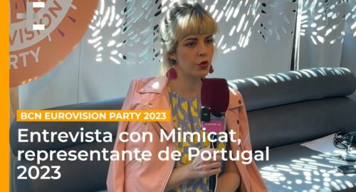Entrevista con Mimicat (Representante de Portugal en ESC 2023) – Barcelona Eurovision Party 2023