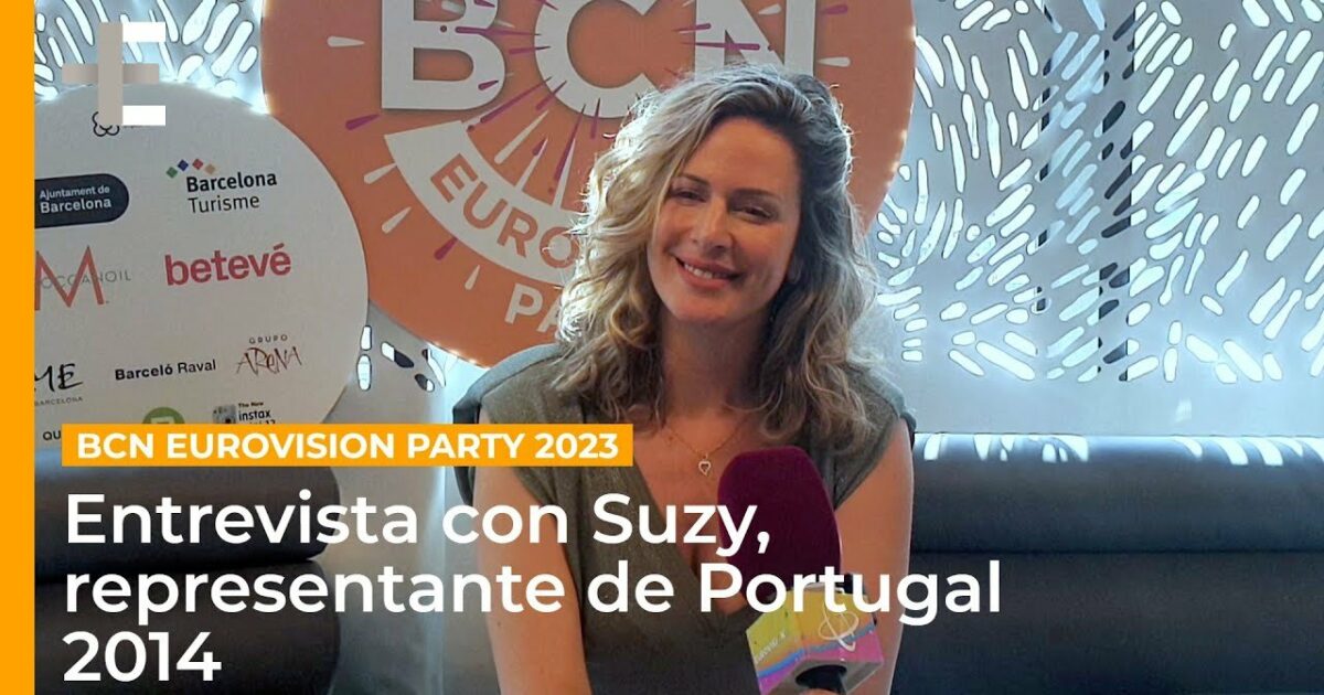 Entrevista con Suzy (Representante de Portugal en Eurovisión 2014) – Barcelona Eurovision Party 2023