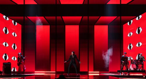 Galería: El carisma de los Piqued Jacks de San Marino toma el escenario de Eurovisión para su primer ensayo