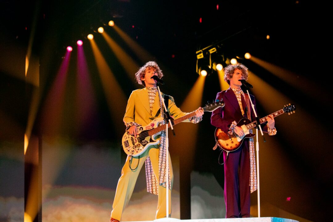 TuralTuranX en su segundo ensayo de Eurovisión 2023 (Chloe Hashemi / EBU)