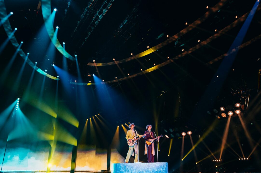 TuralTuranX en su segundo ensayo de Eurovisión 2023 (Sarah Louise Bennett – EBU)