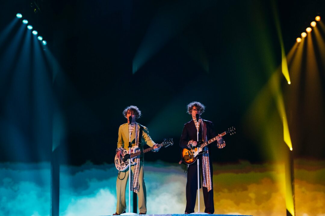 TuralTuranX en su segundo ensayo de Eurovisión 2023 (Sarah Louise Bennett – EBU)