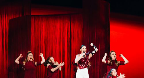 Galería: Todas las imágenes del «pichonazo» de nuestra Blanca Paloma en su primer ensayo de Eurovisión