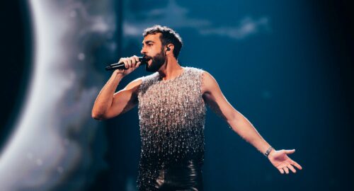 Galería: Sobriedad y emoción en el segundo ensayo del italiano Marco Mengoni en Eurovisión 2023
