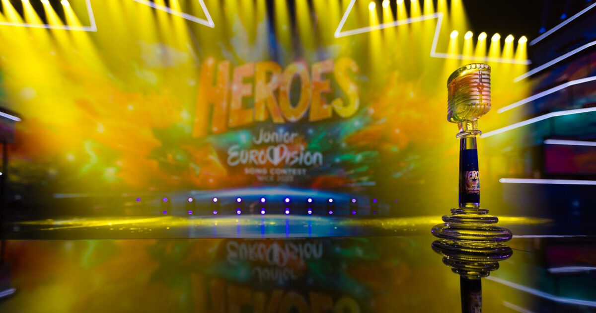 ¡El trofeo ya está en Niza! El ensayo general de Eurovisión Junior 2023, en el que votan los jurados nacionales, tendrá lugar esta tarde
