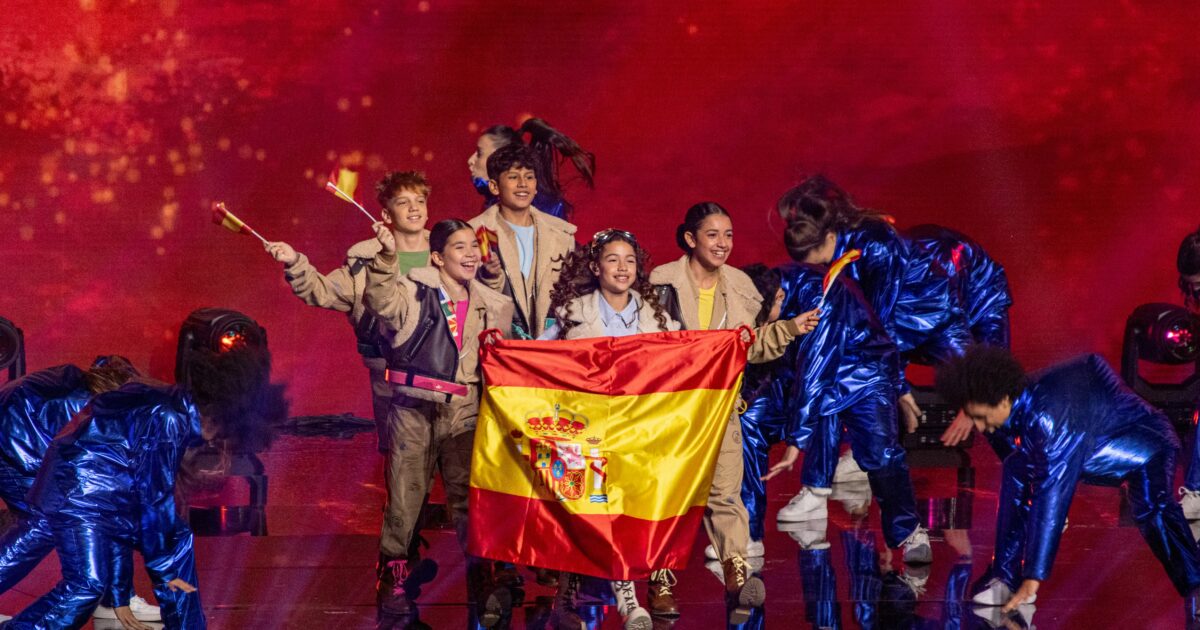 Galería: Las mejores imágenes del ensayo del desfile de banderas de Eurovisión Junior 2023